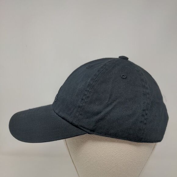 Adidas Slideback Hat Black One Size Adjustable Vented Holes 6 Panel Climalite - Picture 3 of 8